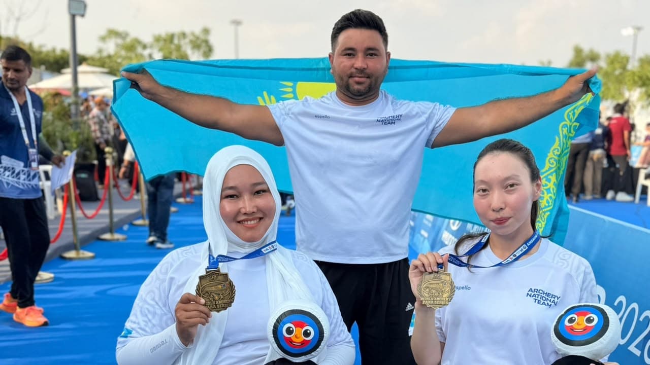 KAZAKHSTAN’S PARA ARCHERS WIN TWO MEDALS AT THE WORLD ARCHERY PARA SERIES