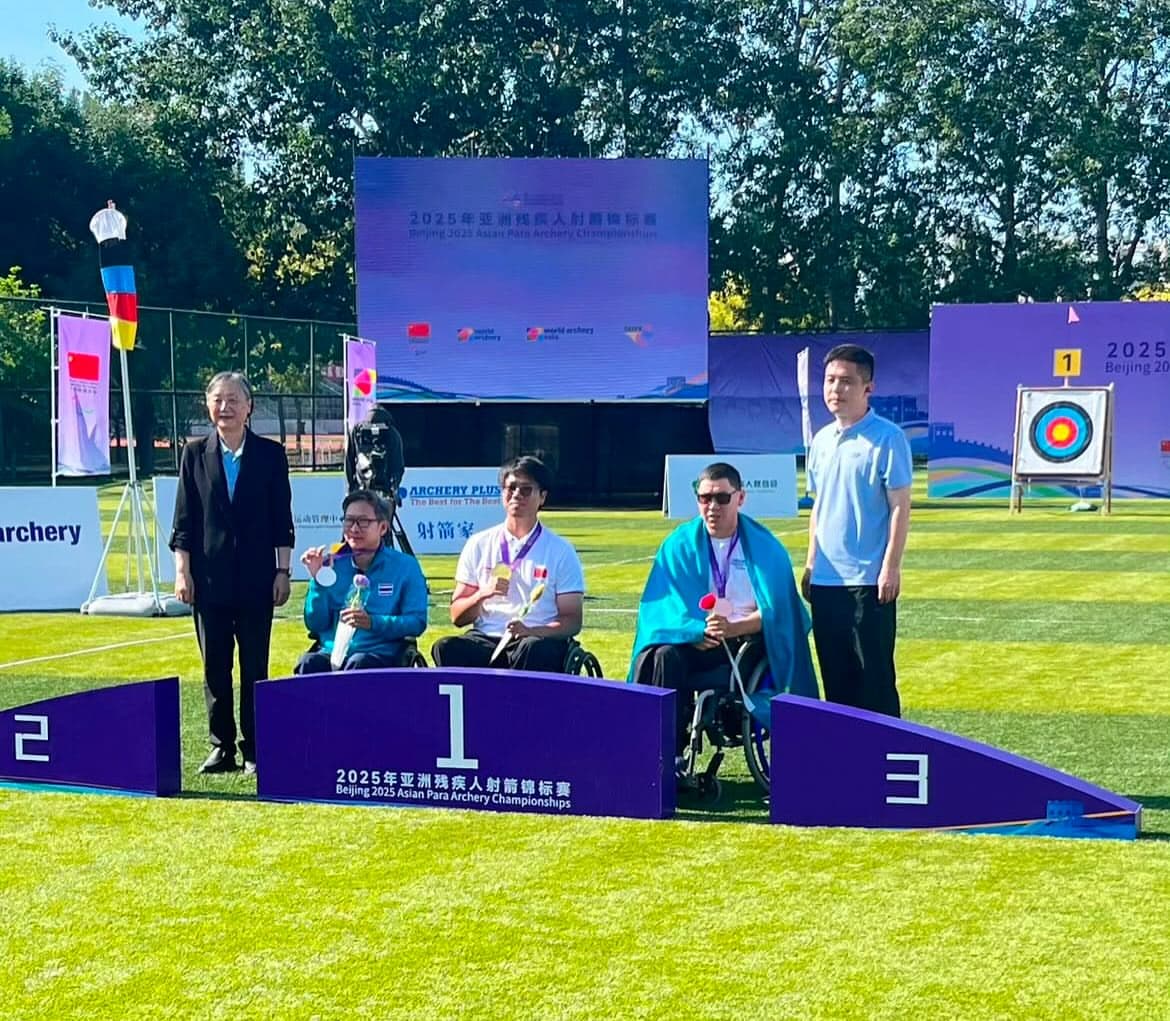 Kazakhstan’s para archer wins bronze at the Asian Championships