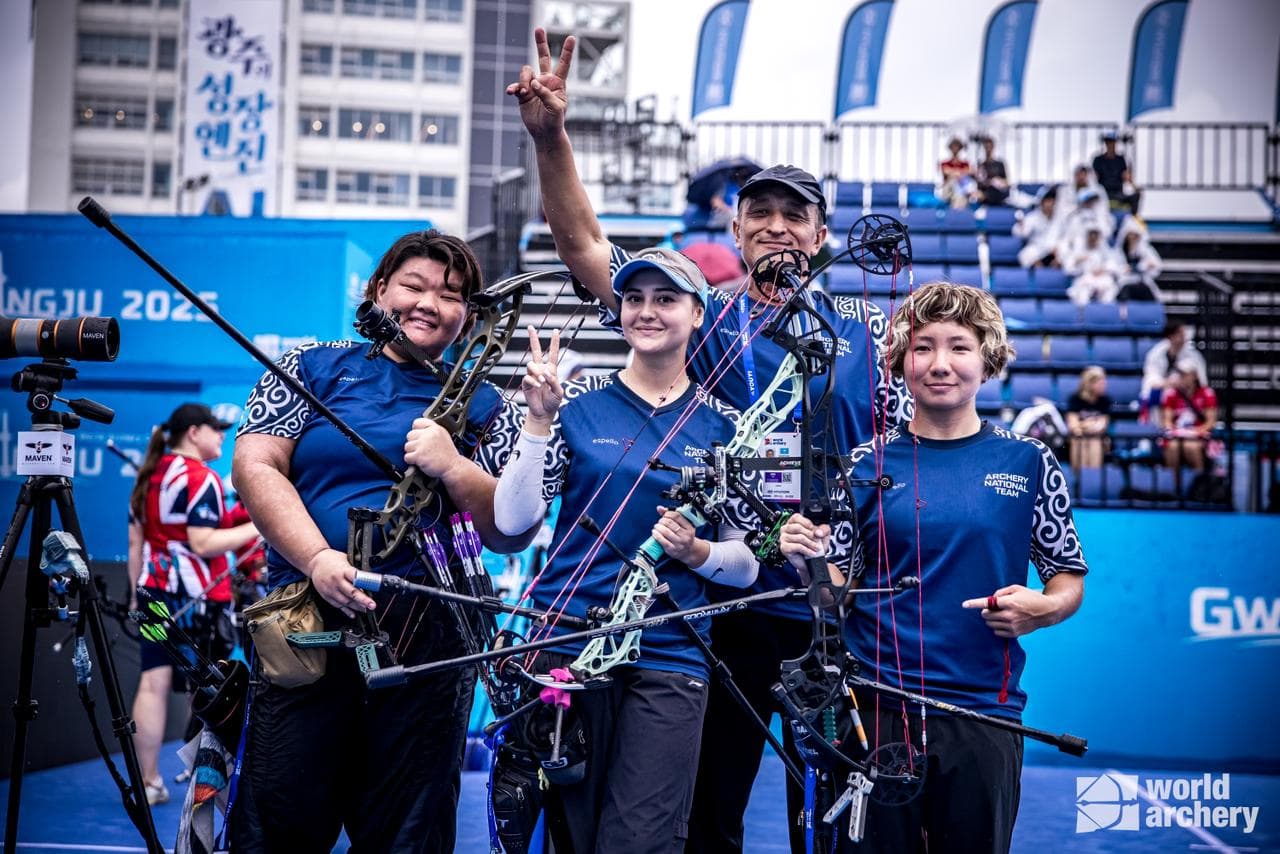Kazakhstan won a historic medal in archery